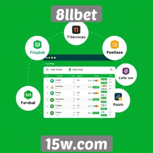 Recursos e funcionalidades do site 8llbet
